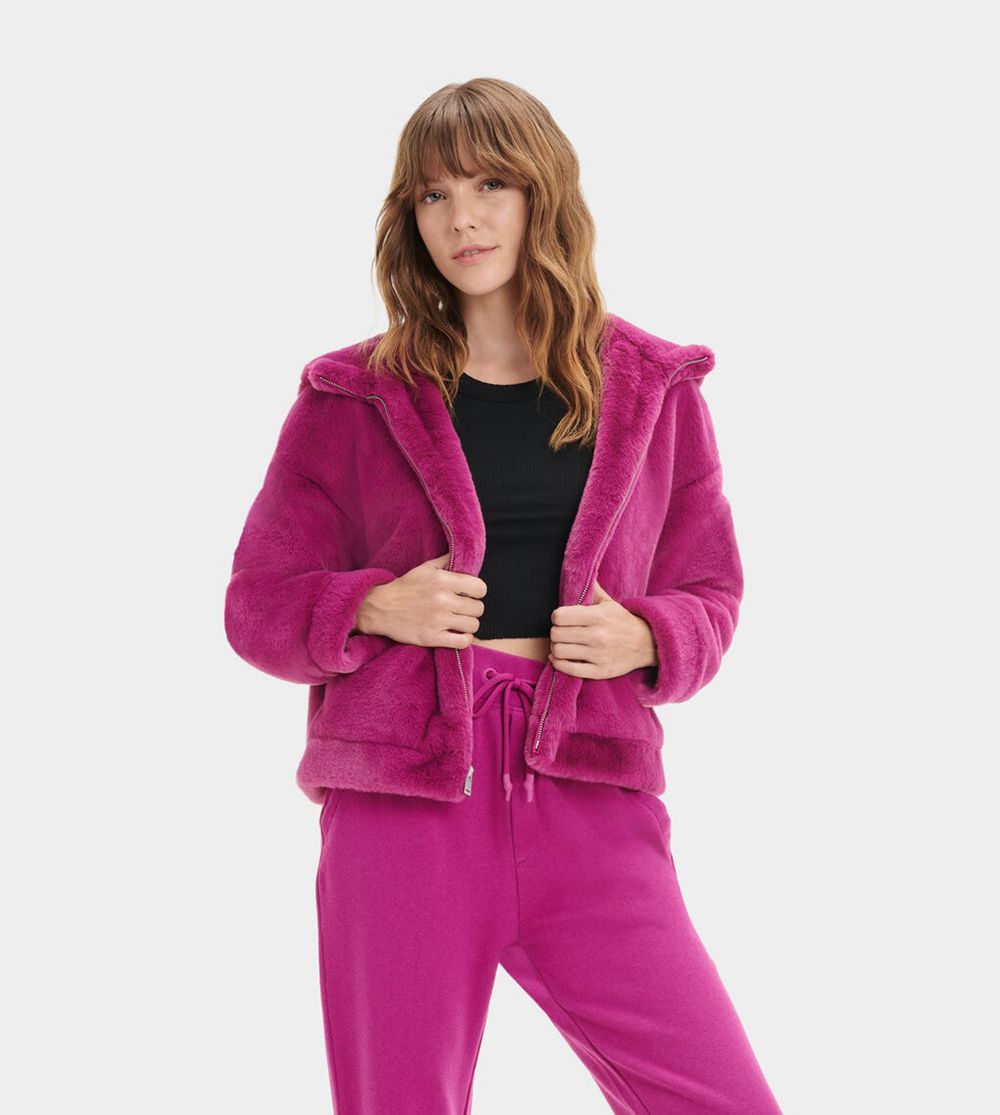 Ugg Hoodie Canada - Ugg Women's Mandy Faux Fur Purple